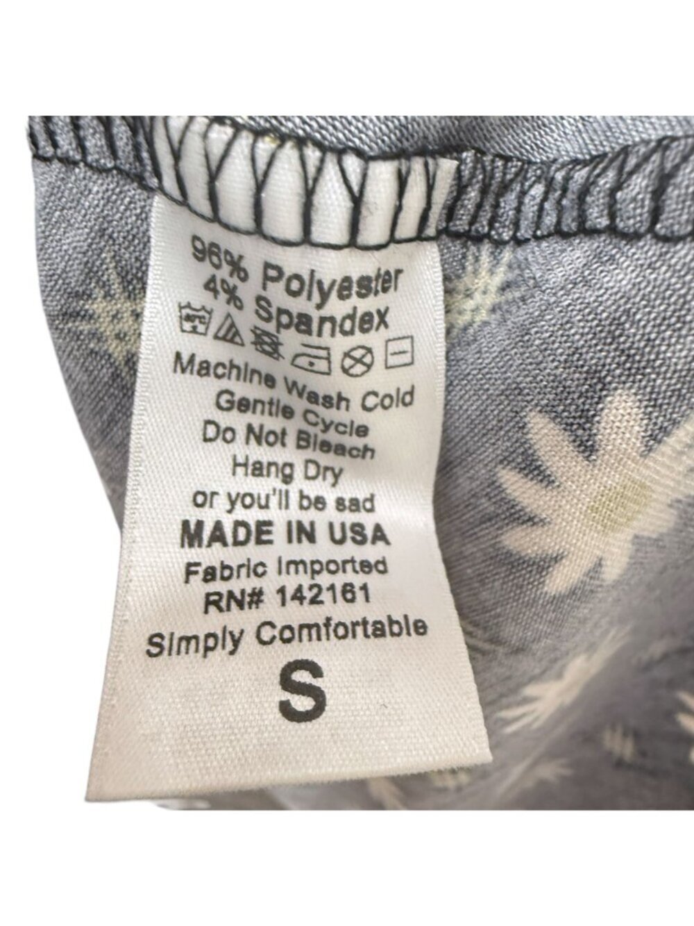 LULAROE Maxi Skirt Black Daisy Print Size Small Stretch Pull On Womens NWT - Picture 9 of 9